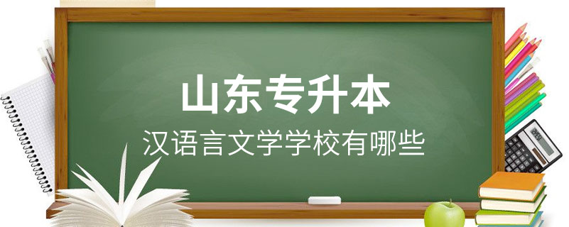 山东汉语言文学专升本学校有哪些